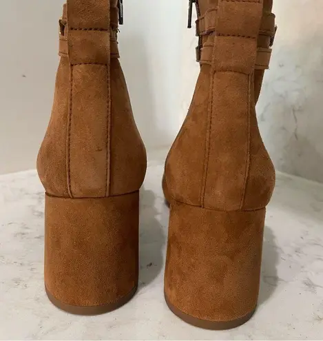 Paul Green New!  Sydney Buckle Bootie in Toffee Suede Sz 6.5 $499