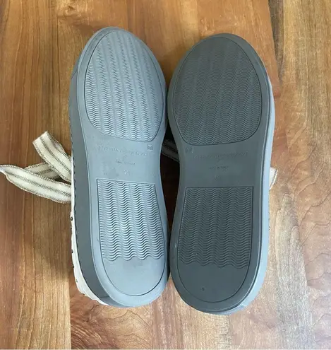 Lorena Antoniazzi Cream Leather Sneakers Studs Stars Ribbon Silver 41 9.5 Italy