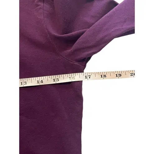 Susan Bristol Women's Purple Long Sleeve Turtle Neck Top