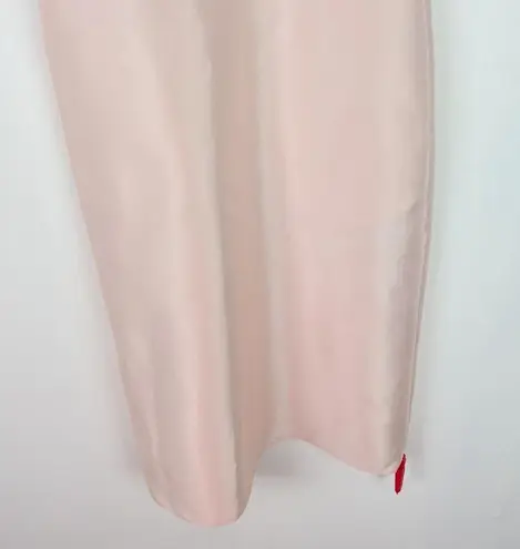 Alfred Sung NWT  Draped Faux Wrap Cocktail Dress With Pockets Blush Size 8 D777