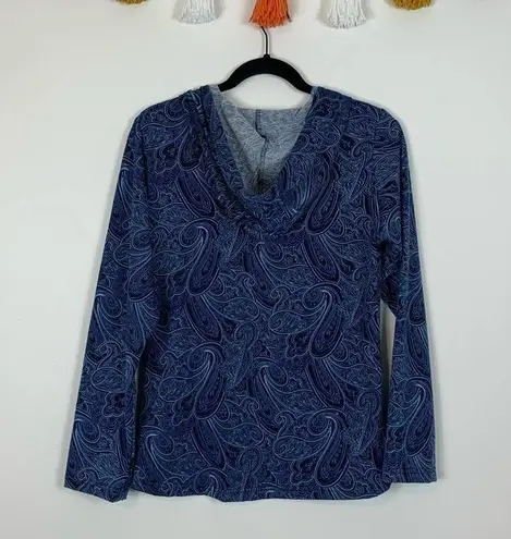 Gypsy Rose NWT Royal Blue Paisley Sweatshirt Size Medium