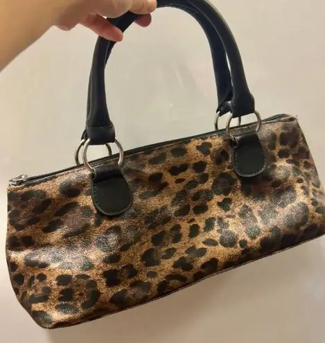 Princess Polly NEW Vintage cheetah leopard print insulated purse bag