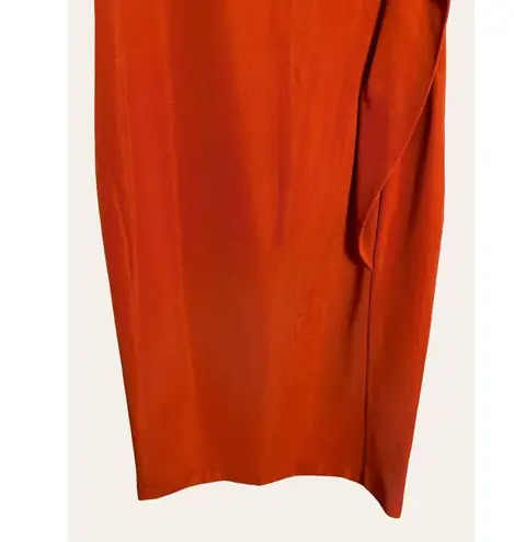 Max Mara Red Sleeveless Mirte Sheath Stretchy Cocktail Dress Size 10