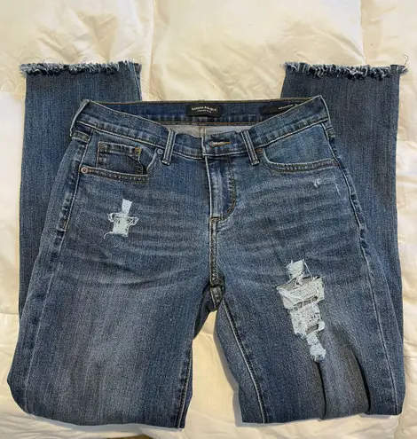 Banana Republic Hand Distressed Jeans