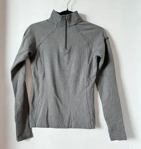 Spyder Women's Free Style Quarter-Zip Pullover Stone Gray Size S