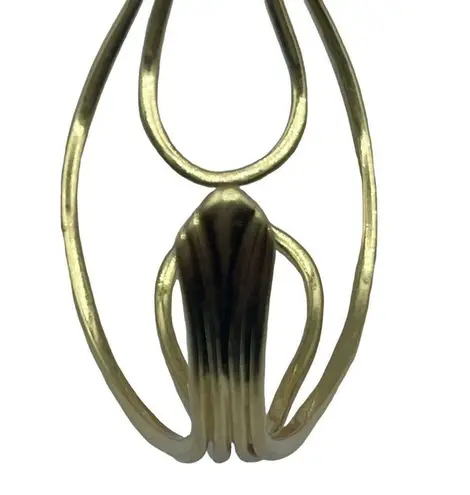 Stella & Dot Fitz Cuff Bangle Bracelet Gold Tone