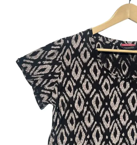 Scotch & Soda Beach Bandits Tan & Black Print Boxy Tee Size XS