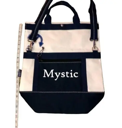 Resails Mystic Beach Tote Bag Used Beach Tote Summer Handmade USA
