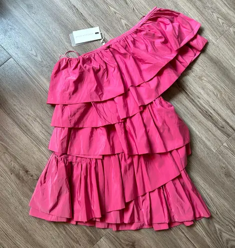 Endless Rose One-Shoulder Ruffle Minidress Size S NWT