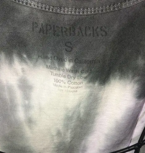 Paperback tie dye tank top gray and white top swirl tie dye size small s…