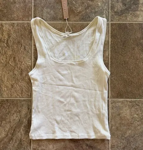 SKIMS Cotton Rib Tank Bone Size XL