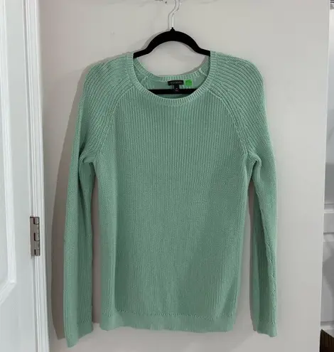 Talbots  Mint Green Women's Crew Neck Knit Sweater Size Medium