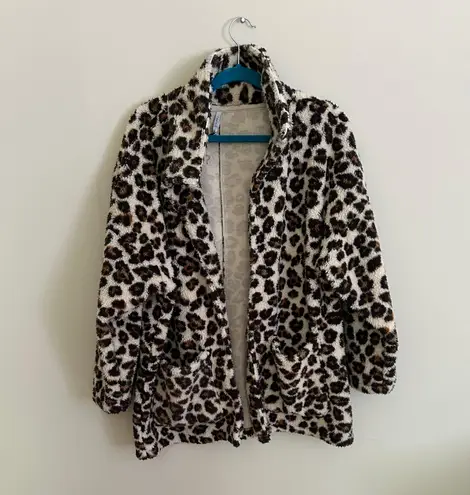 Z Supply Fuzzy Cheetah Jacket