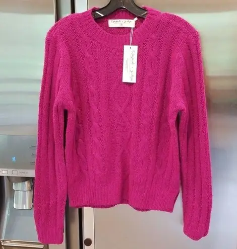 Sam & Libby 💕LF EMMA & SAM💕 Cable Knit Crew Neck Sweater