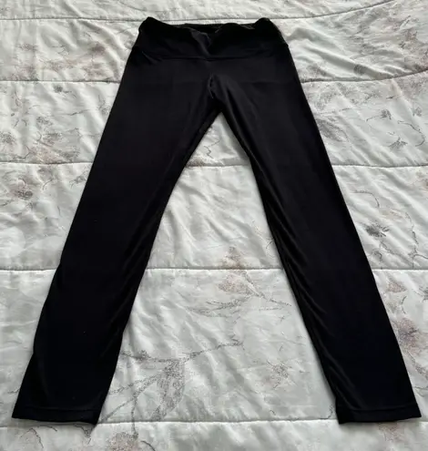 Felina Black Super Soft Mid Rise Leggings, size S