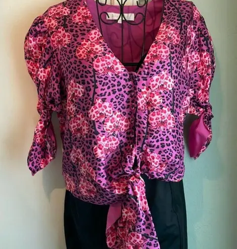 Borgo De Nor Patterned blouse pink Size 6