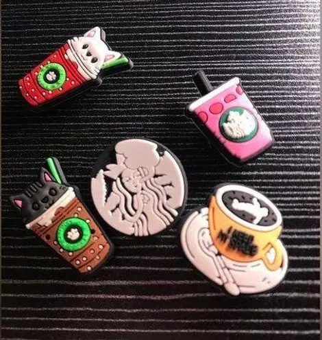 Starbucks Coffee & Zen Themed Croc Charms *Bundle 3 Save 20%*