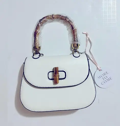MORE TO COME Hayes Bag in Cream New Womens Clutch Crossbody Evening White