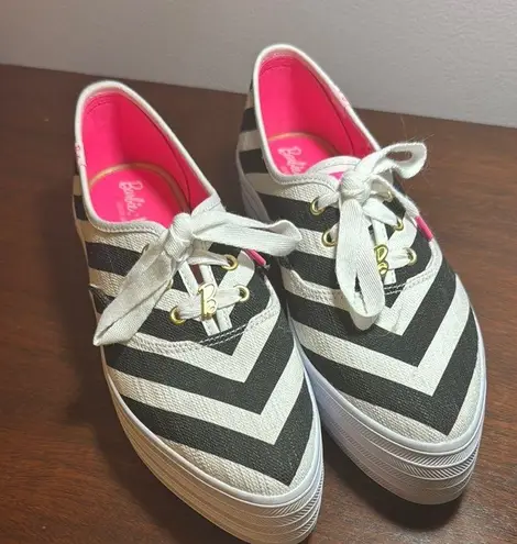 Keds Barbie striped canvas shoes