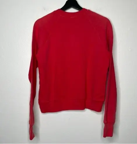 RE/DONE Womens Size Small Classic Crewneck in Faded Crimson