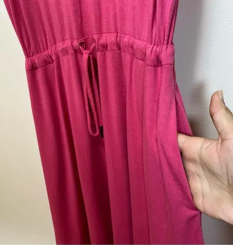 Sweaty Betty | Take It Easy Drop Waist Sleeveless Mini Dress Tayberry Pink XS/S