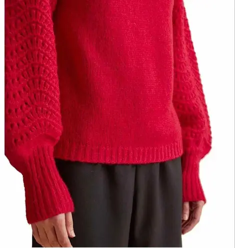 Merlette Somerset Puff Sleeve Sweater Size Small