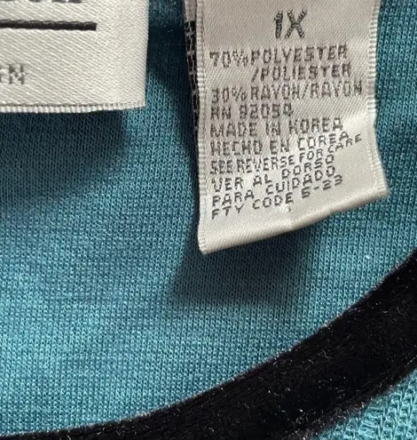 Carolyn Taylor Womens Pullover Sweeter Knit Floral Top Size 1x Vintage u