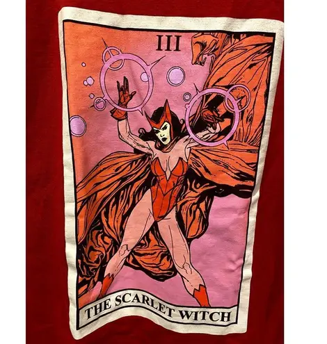 Marvel  Scarlet Witch Red Short Sleeve T-Shirt (Medium)