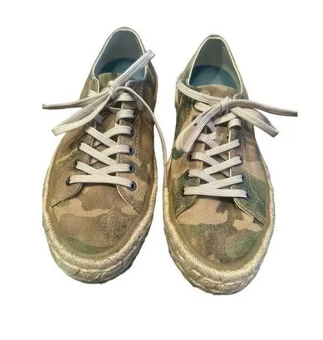 Seavees Coronado Espadrille Distressed Twill Women’s Shoes Khaki camouflage US 7