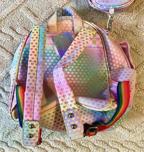 Under One Sky Multicolored rainbow backpack with coin purse - Image 7