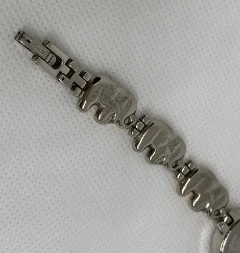 FSC women watch elephant shaped bracelet two tone quartz 22mm up to 7.5” running