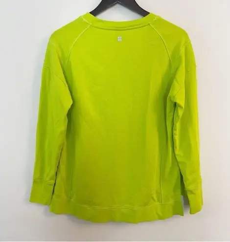 Sweaty Betty  London Long Sleeve Pullover Sweatshirt Neon Green Size XS Athletic