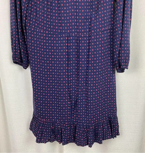 Draper James  Blue&Red Floral Shift Dress Sz.M