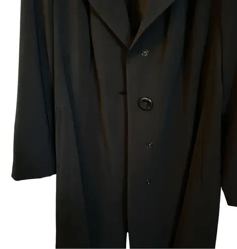 Gallery NWT 🖤 NY Woman A-Line Lined Water-Repellent, Long 42” Raincoat, Black 1X