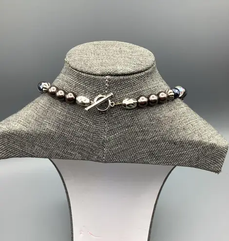 Handmade Y2K Vintage Dark Tone Sparkle Necklace