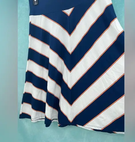 Old Navy Stripe Midi Skirt L