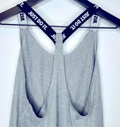 Nike Grey Dry Fit Logo Tank Size S