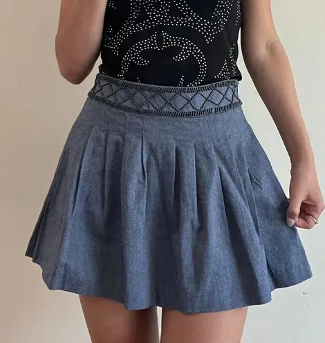 Forever 21 Blue Denim Vintage Y2K Mini Skirt