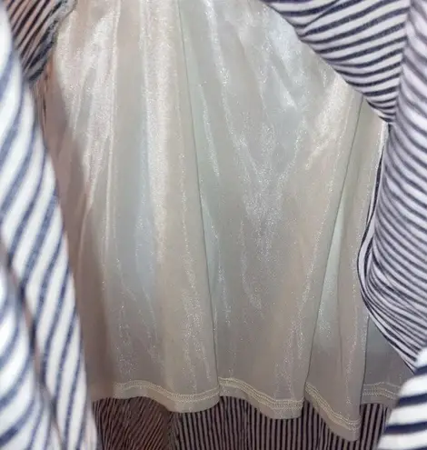 THML Boho Tasseled Ruffled Striped Semi Wrap Hi-lo Dress Size Medium