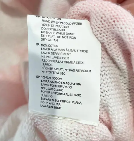 Cloth by Design New Convertible Side Slit Sweater Tie Dye Pink White