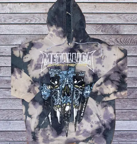 Metallica bleached hoodie hotsell