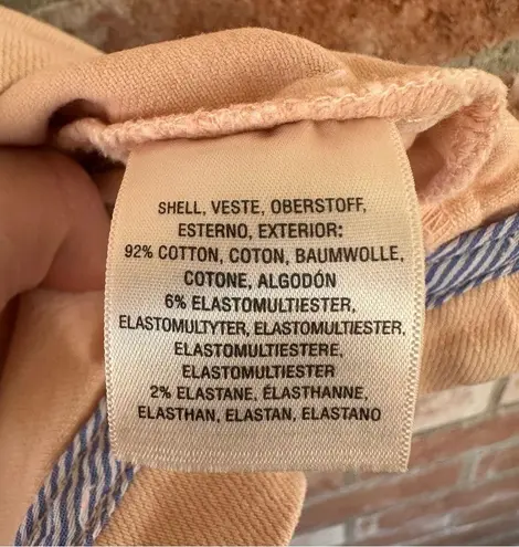 Holding Horses Anthropologie Regatta Wrap Denim Dress Pink Zip Up Women’s Size 0