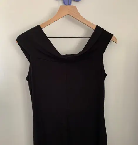 Reformation Large NWOT Fiorello Black Midi Dress