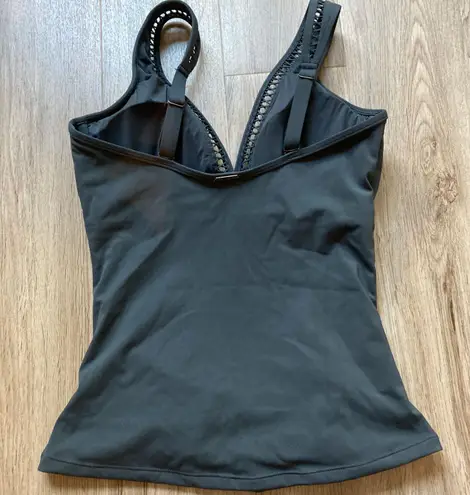 Sea Level Australia Lola Shimmer E Cup Cross Front Singlet Top Size 8 NWT