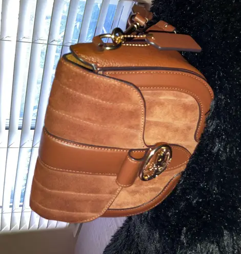 Coach Suede Leather Purse