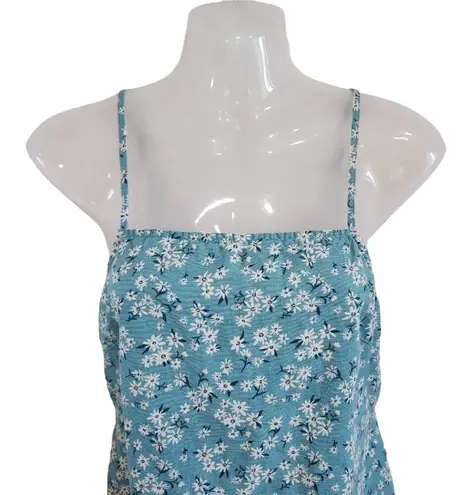 American Eagle  Ditsy Floral Spaghetti Strap Cutout Tie Back Mini Dress Sz Small