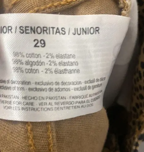 William Rast Perfect Ankle Skinny Animal Print Jeans