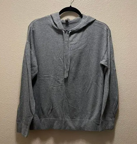 Hilary Radley Sweatshirt Hoodie Jacket Gray Long Sleeve Long Sleeve Pullover M