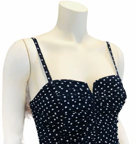 Blue & White Polka Dot Dress Size M