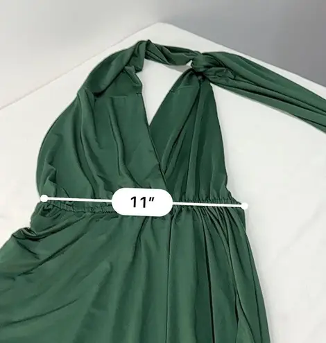 infinity NWT Clothink! Green  Maxi wrap Dress size medium